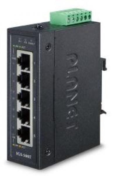 5x10/100, -40...+75C Industrial Switch, IP30, Compact size