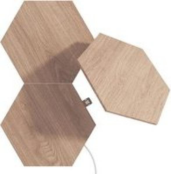 Nanoleaf Elements - Wood  Look Hexagons Expantion Pack - 3 Panels