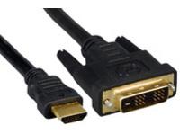 HDMI 19 - DVI-D 18+1 1m M-M