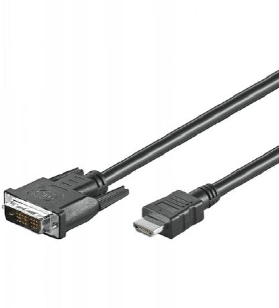 Goobay DVI-D > HDMI 2m Black