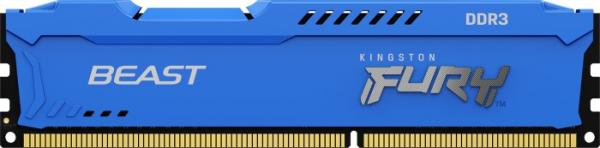 Kingston Fury Beast 8 Gt DDR3-1600 DIMM CL10 Single sininen