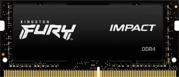 Kingston 32 Gt (1 x 32 Gt) Fury Impact, DDR4 2666MHz SO-DIMM, CL16 -muisti