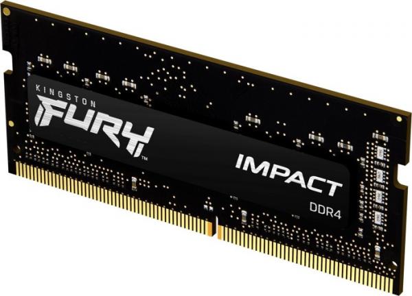 Kingston 8 Gt (1 x 8 Gt) Fury Impact, DDR4 2933MHz SO-DIMM, CL17 -muisti