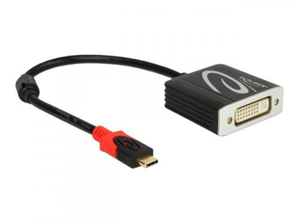 USB Type-C uros -> DVI naaras -adapteri