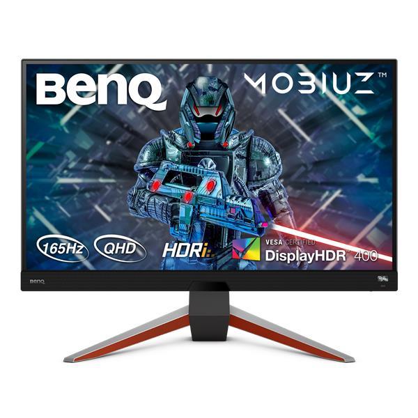 BenQ 27" MOBIUZ EX2710Q pelinäyttö 2560x1440 QHD 2K IPS 1ms 165Hz, AMD FreeSync Premium, Speakers, Gaming Monitor