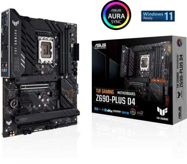 ASUS TUF GAMING Z690-PLUS D4 (ATX, Z690, LGA 1700, DDR4)