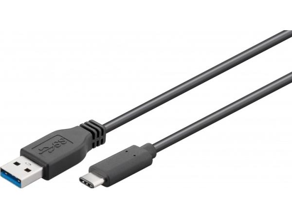 GOOBAY USB-C Gen1 – USB3.0 A, 1m kaapeli, 5 Gbit/s