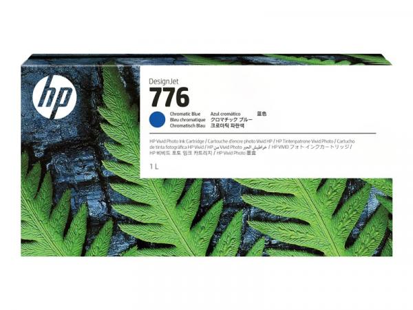 HP 776 1L CHROMATIC BLUE INK   SUPL