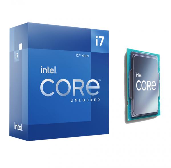 Intel Core i7-12700K, 8C + 4c / 20T, 3,60-5,00 GHz, pakattu ilman jäähdytintä