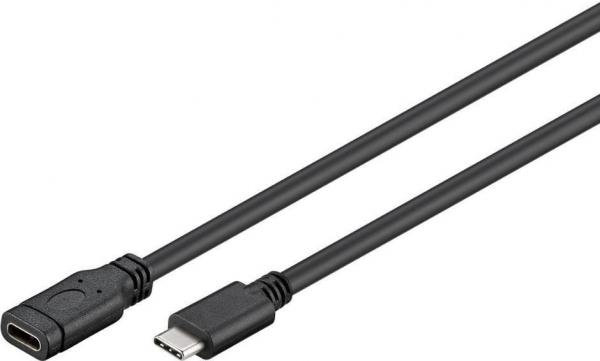 MicroConnect USB-C jatkokaapeli Extension Cable, 1m