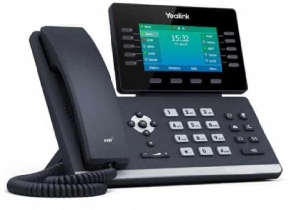 Yealink T54W SIP deskphone WiFi/Bluetooth 2x GE, USB, PoE