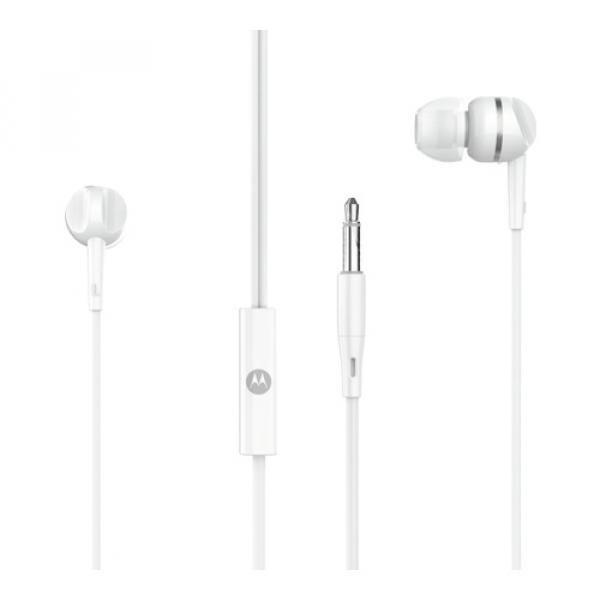 Motorola Headphones In-Ear wired Pace 105, Valkoinen