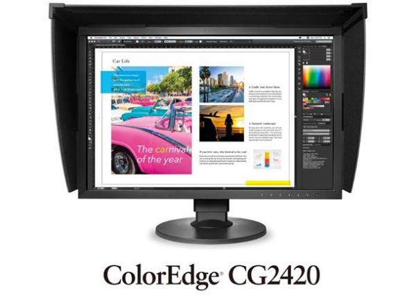 Eizo 24,1" ColorEdge CG2420-BK, 1920x1020,  DVD-D (24 pin), DP, HDMI, CG2420-BK