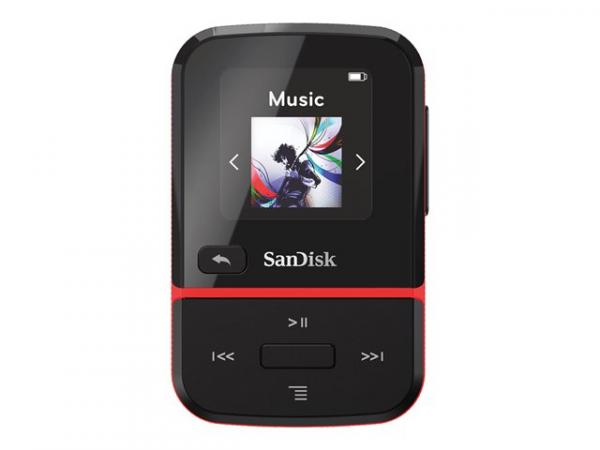 SANDISK MP3 32GB CLIP SPORT GO – RED