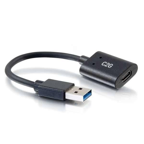 C2G USB C to USB Adapter - SuperSpeed USB Adapter - 5Gbps - F/M - 757120544289