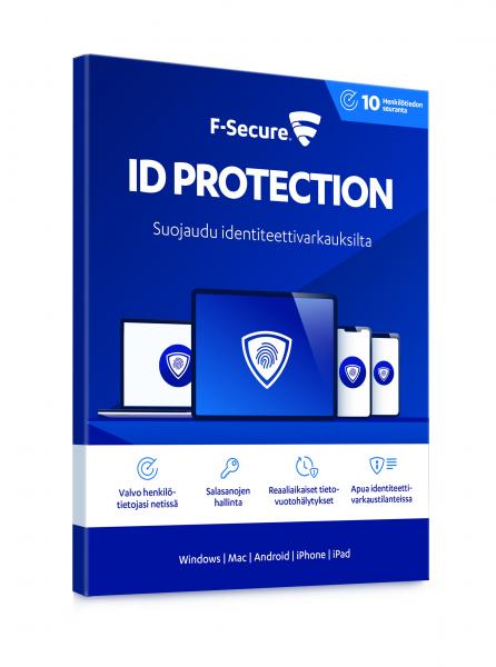 F-SECURE ID PROTECTION (1 YEAR 10 DEVICES), E-KEY
