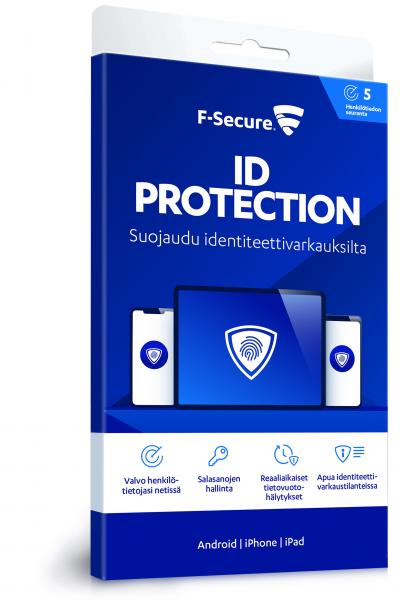 F-SECURE ID PROTECTION (1 YEAR 5 DEVICES) MOBILE, E-KEY