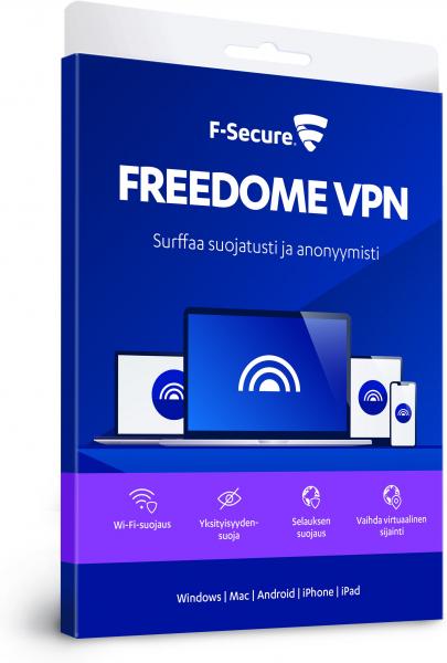 F-SECURE FREEDOME (1 YEAR 3 DEVICES), E-KEY