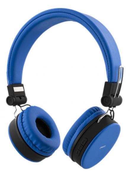 STREETZ BT-kuulokemikrofoni, kokoon taittuva, on-ear, 3,5mm, sininen