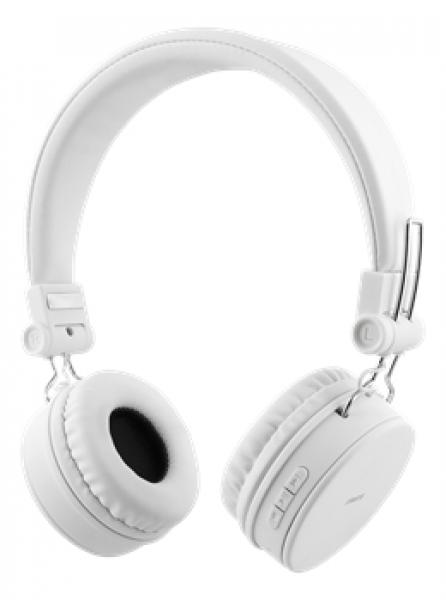 STREETZ BT-kuulokemikrofoni, kokoon taittuva, on-ear, 3,5mm, valkoinen