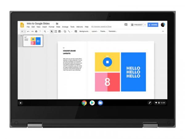 Lenovo 300e Chromebook (2nd Gen) - 11.6"- Celeron N4020 - 4 Gt RAM - 32 GB eMMC - Pohjoismaat
