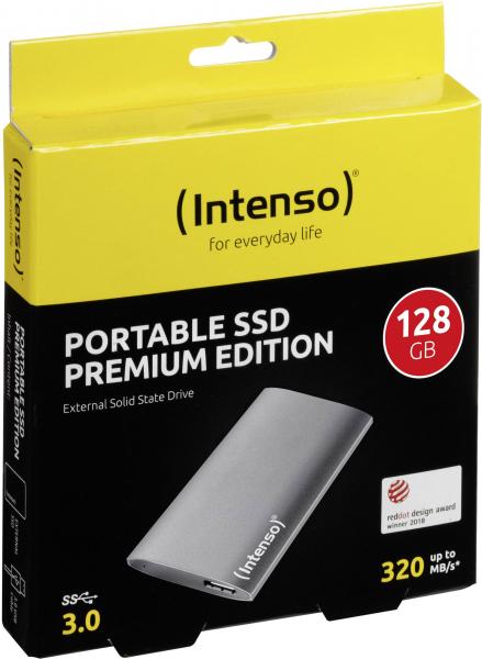 Intenso ulkoinen SSD 128GB 1.8" USB 3.0 Aluminium Premium