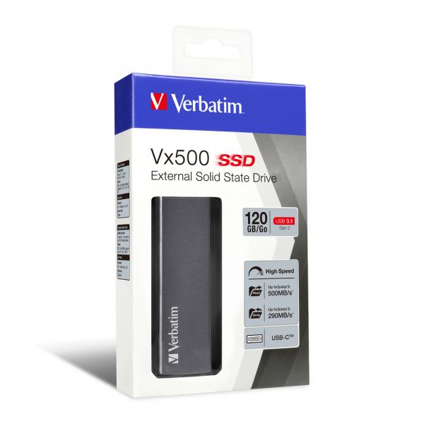 Verbatim Store n Go Vx500  120GB SSD USB 3.1
