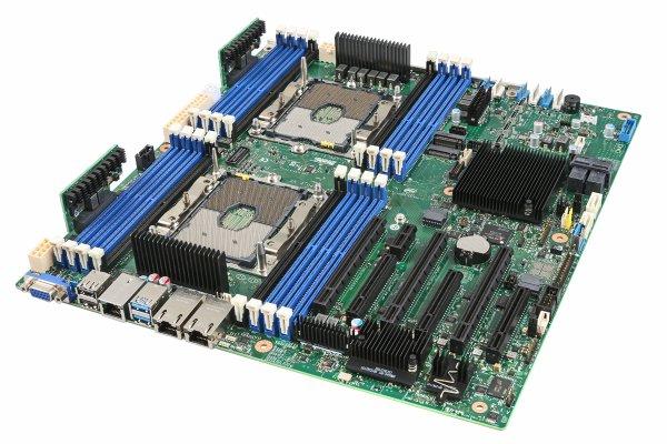 Intel Server Board S2600STBR - Emolevy - SSI EEB - Socket P - 2 Tuetut CPU:t - C624 - USB 3.0 - 2 x 10 Gigabit LAN