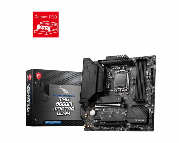 MSI MAG B660M MORTAR DDR4 Socket 1700, mATX