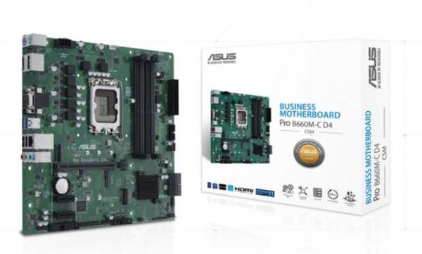 ASUS PRO B660M-C D4-CSM (mATX, B660, LGA 1700, DDR4)