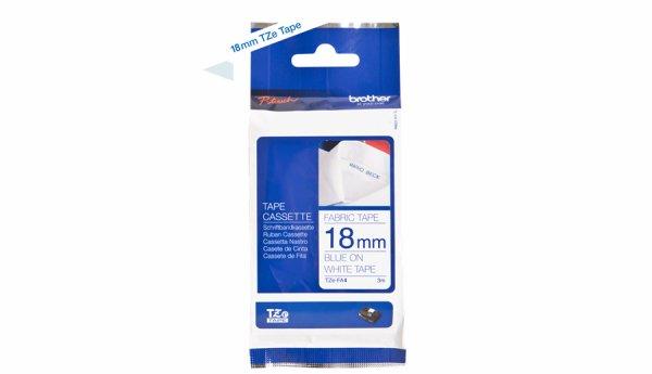 Brother Fabrice Tape 18mm Blue on white