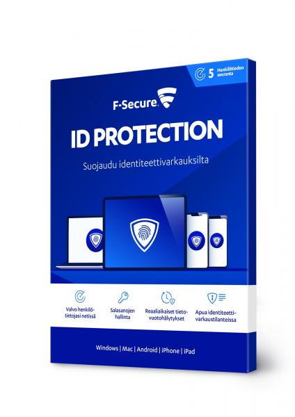 F-Secure ID Protection (1 year, 5 devices) Full License