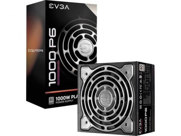 EVGA SuperNOVA 1000 P6 Virtalähde - 1000 Watt - 135 mm - 80 Plus Platina sertifioitu