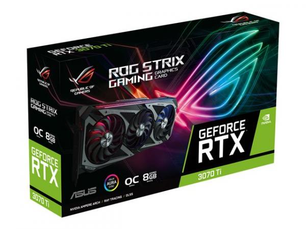 ASUS GeForce RTX 3070 TI 8GB GDDR6X ROG STRIX OC GAMING (LHR)