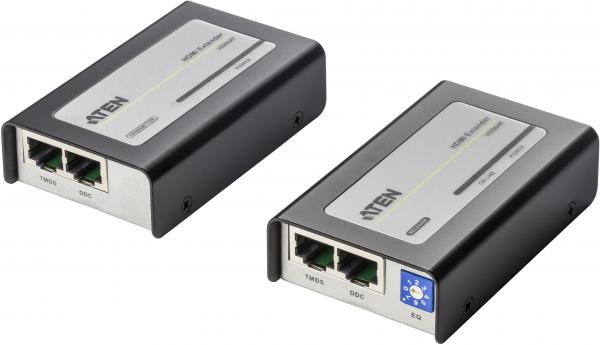 ATEN VE800A - Ethernet-kaapelin kautta toimiva HDMI-jatkaja, 1080p, 40m, metallia, musta