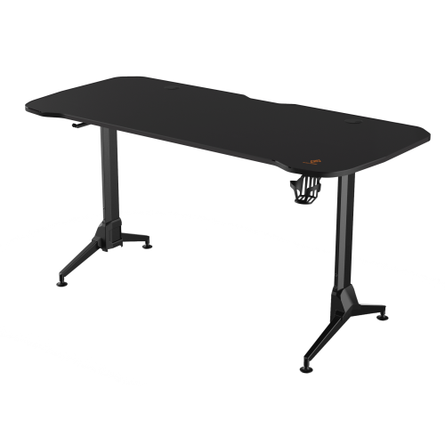 Deltaco Gaming DT320 desk, 1.6m wide, height adjustable,mousepad