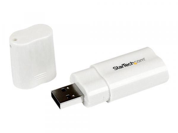 StarTech.com USB-stereosovitinmuunnin - USB-stereosovitin - USB-ulkoinen äänikortti - kannettavan tietokoneen äänikortti (ICUSBAUDIO)
