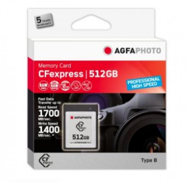 AgfaPhoto CFexpress        512GB Professional High Speed