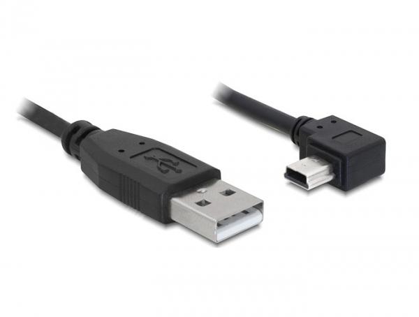 DeLOCK 82682 USB-kaapeli 2 m USB A Mini-USB B Musta