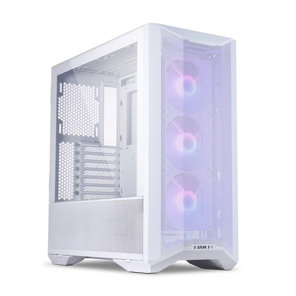 Lian Li LANCOOL II Mesh C RGB Snow Edition Midi-Tower, Tempered Glass - valkoinen