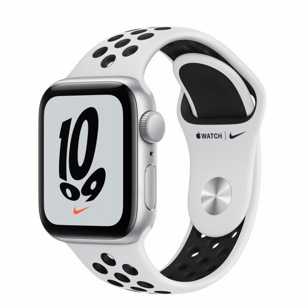 Apple Watch Nike SE 40 mm GPS (hop. alum./platinamusta sport-ranneke)