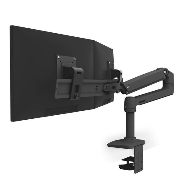 Ergotron LX Desk Dual Direct Arm kahden näytön näyttöteline  - 25tuuman näyttöön saakka