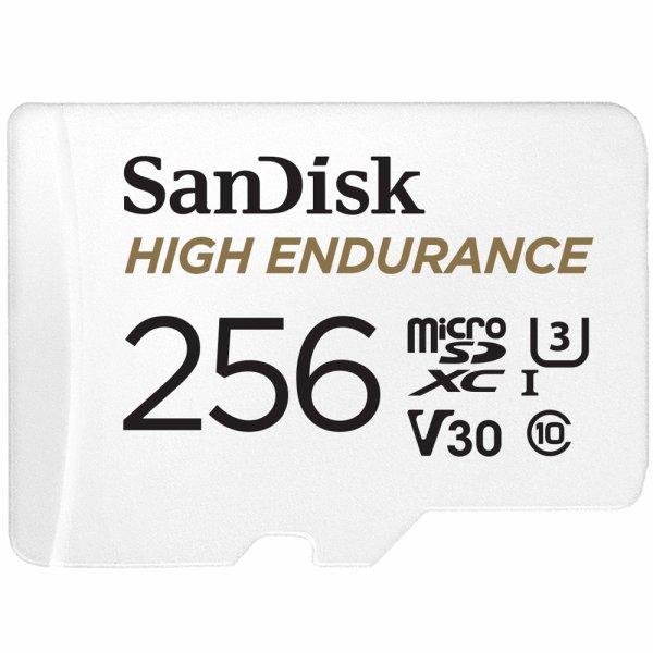SANDISK Muistikortti MicroSDXC 256GB High Endurance adapterilla