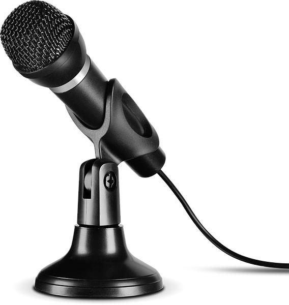 SPEEDLINK SL-800002-BK CAPO USB Desk & Hand Microphone - mikrofoni