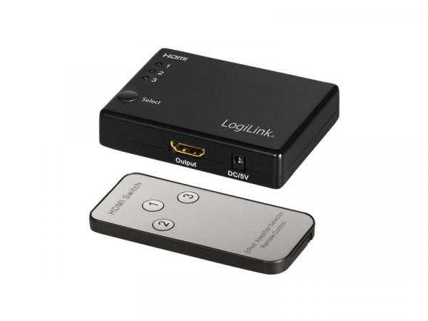 Adap Logilink HDMI switch 3x1-Port