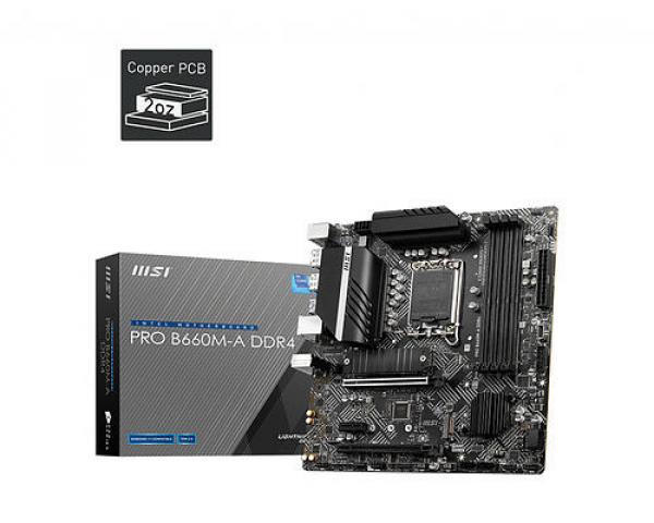 MSI PRO H610M-G DDR4 Micro-ATX LGA1700  Intel H610