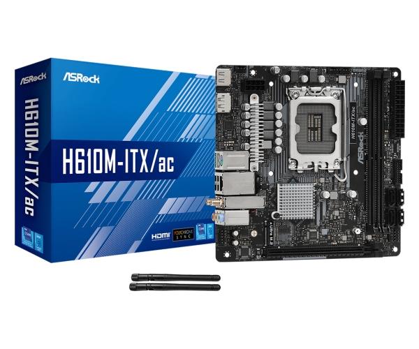 ASRock H610M-ITX/ac Mini ITX LGA1700  Intel H610