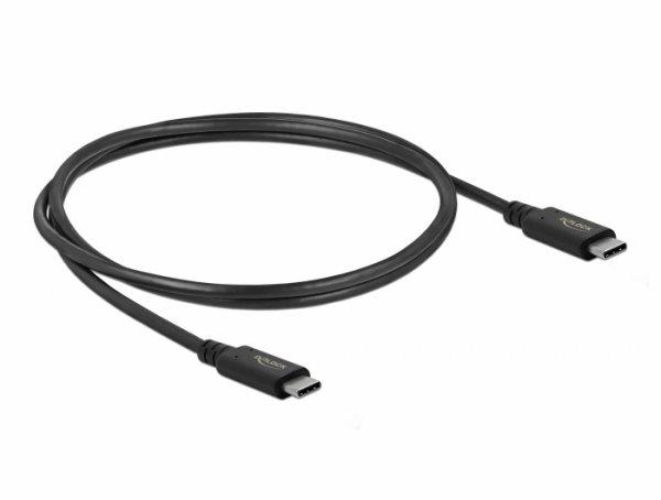 DeLOCK USB4 / Thunderbolt 3 / DisplayPort USB Type-C kabel 80cm Sort