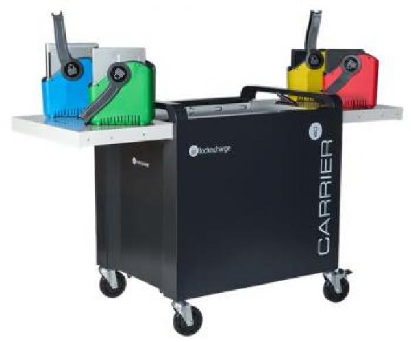 LocknCharge Carrier 40 MK5 with LARGE Baskets Charge-Only 40 units Chromebook/iPad/laptop