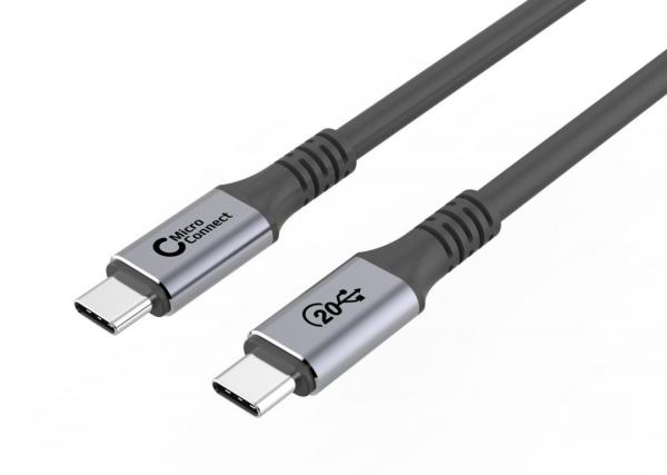 MicroConnect Premium USB-C cable 2m, 100W, 20Gbps, USB 3.2 Gen 2x2